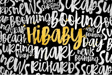 Hibaby font