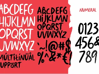 Berantakan Brush Typeface font