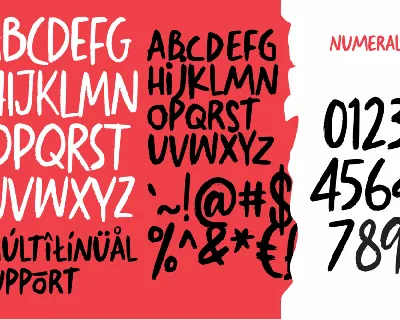 Berantakan Brush Typeface font