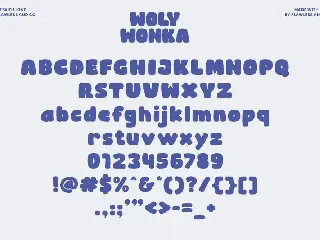 Woly Wonka font