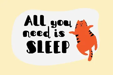 Sleepy Fat Cat font