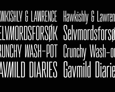 Denominary | Condensed Font