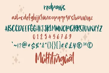 Redpaws Handwriting font