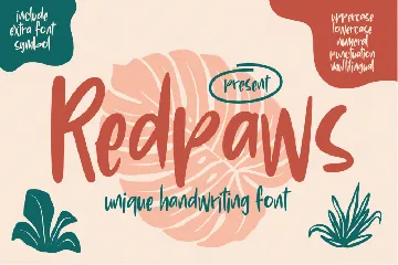 Redpaws Handwriting font