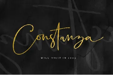 Boisterous Signature Script font