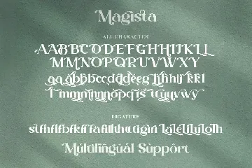 Magista - Modern Stylish Serif Font