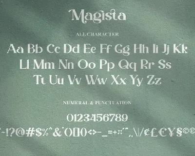 Magista - Modern Stylish Serif Font