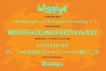 Wigglye Joy & Fun Advertisement Font