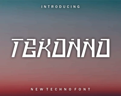 Tekonno font