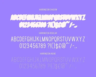 Harrington Font Family