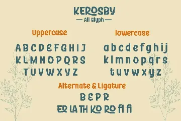 Kerosby | Display Playful Font