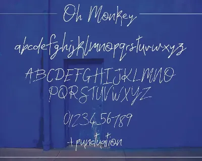 Oh Monkey Font