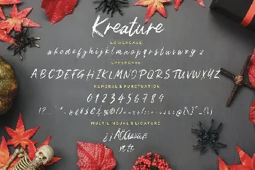 Kreature Halloween Advertisement Font