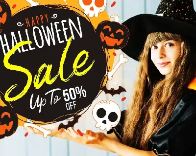 Kreature Halloween Advertisement Font