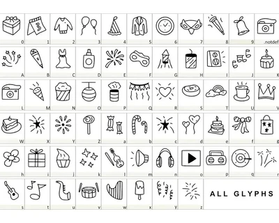 My Party Dingbat font