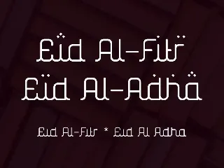 Zaenudin -  Arabic font with alternate characters