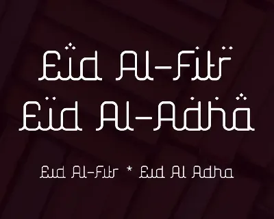 Zaenudin -  Arabic font with alternate characters