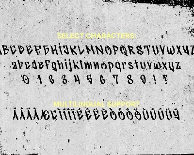 SlickStick font