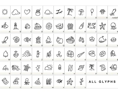 Nautical Dingbat font