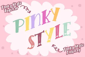 Pinky Style - Lovely Craft Font