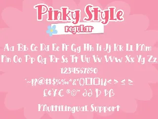 Pinky Style - Lovely Craft Font