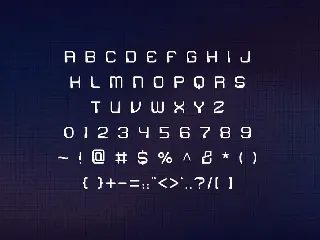 Sandborg - Robotic Display Font