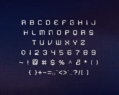 Sandborg - Robotic Display Font