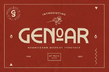 Genoar Typeface font