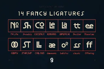 Genoar Typeface font