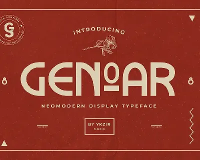 Genoar Typeface font