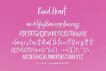 Kind Heart Font Duo