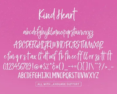 Kind Heart Font Duo