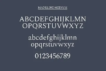 Madelin Serif Font Family