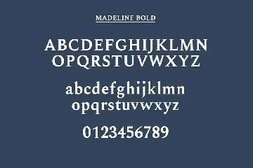 Madelin Serif Font Family