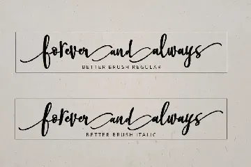 Better Brush font