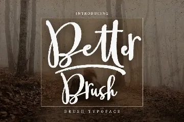 Better Brush font