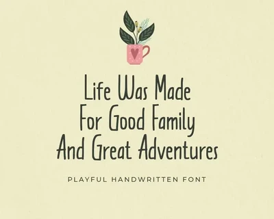 Shusiyama - Playful Handwritten Font