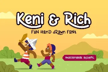 Keni&Rich - Fun Cartoon Display Font