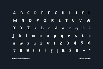 Prodencial - Modern Grotesk font