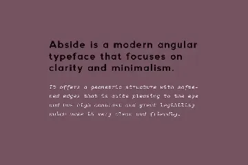 Abside font