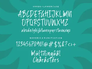 Summer Notes Handwriting Font