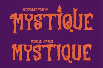 Mystique Village font