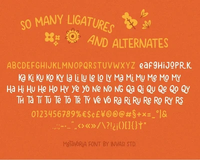Metavoria - Playful Font