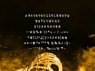 Hello Skull - Halloween Display Font