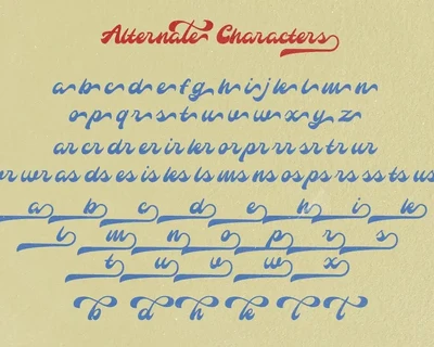 Galliardo - Vintage Script font