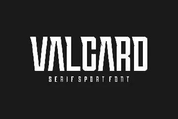 Valcard font