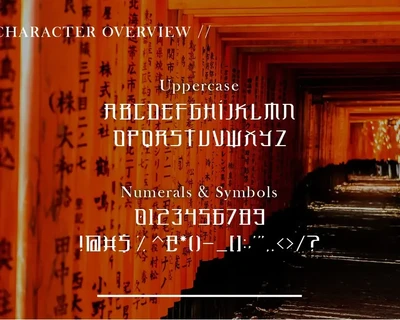 Torii - Typeface font