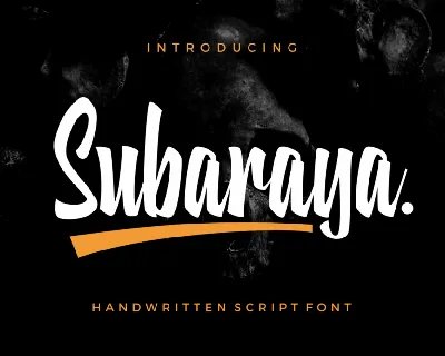 Subaraya font