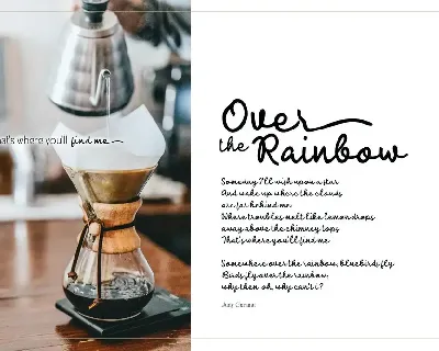 Loven Latte - Handwriting Type font