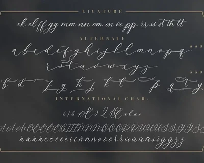 Wyattruly Luxury Script font